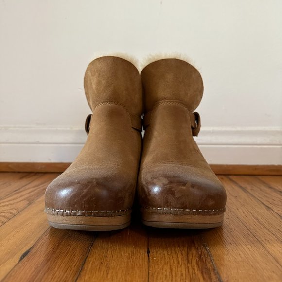 Dansko Bessie boot, Size 38, Color Honey Burnished - Picture 2 of 9